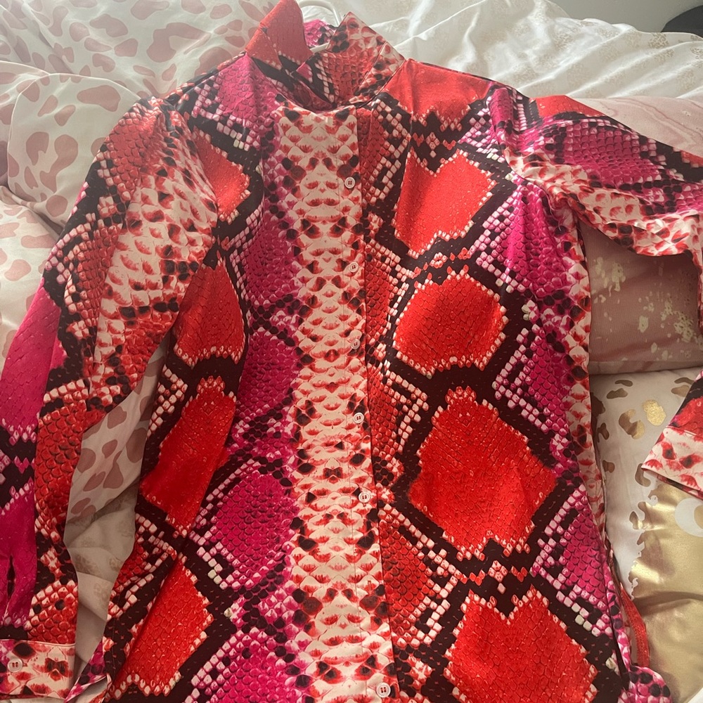 Snake skin dress